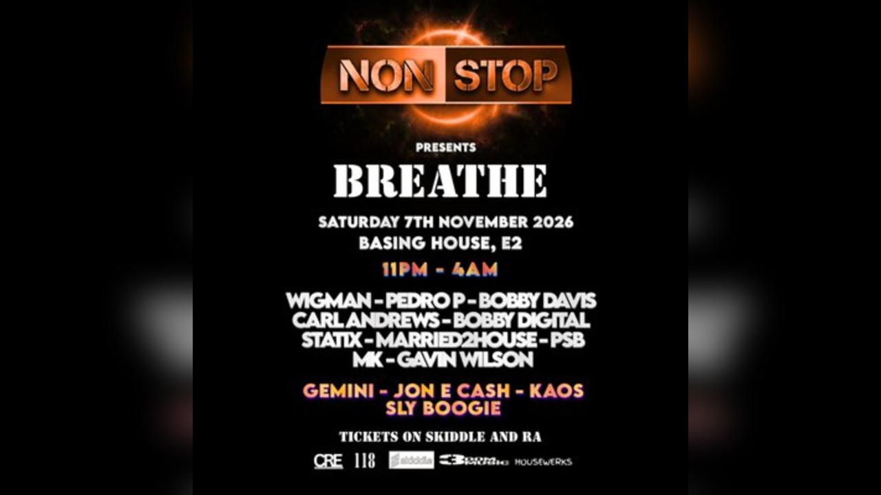 Non Stop presents BREATHE