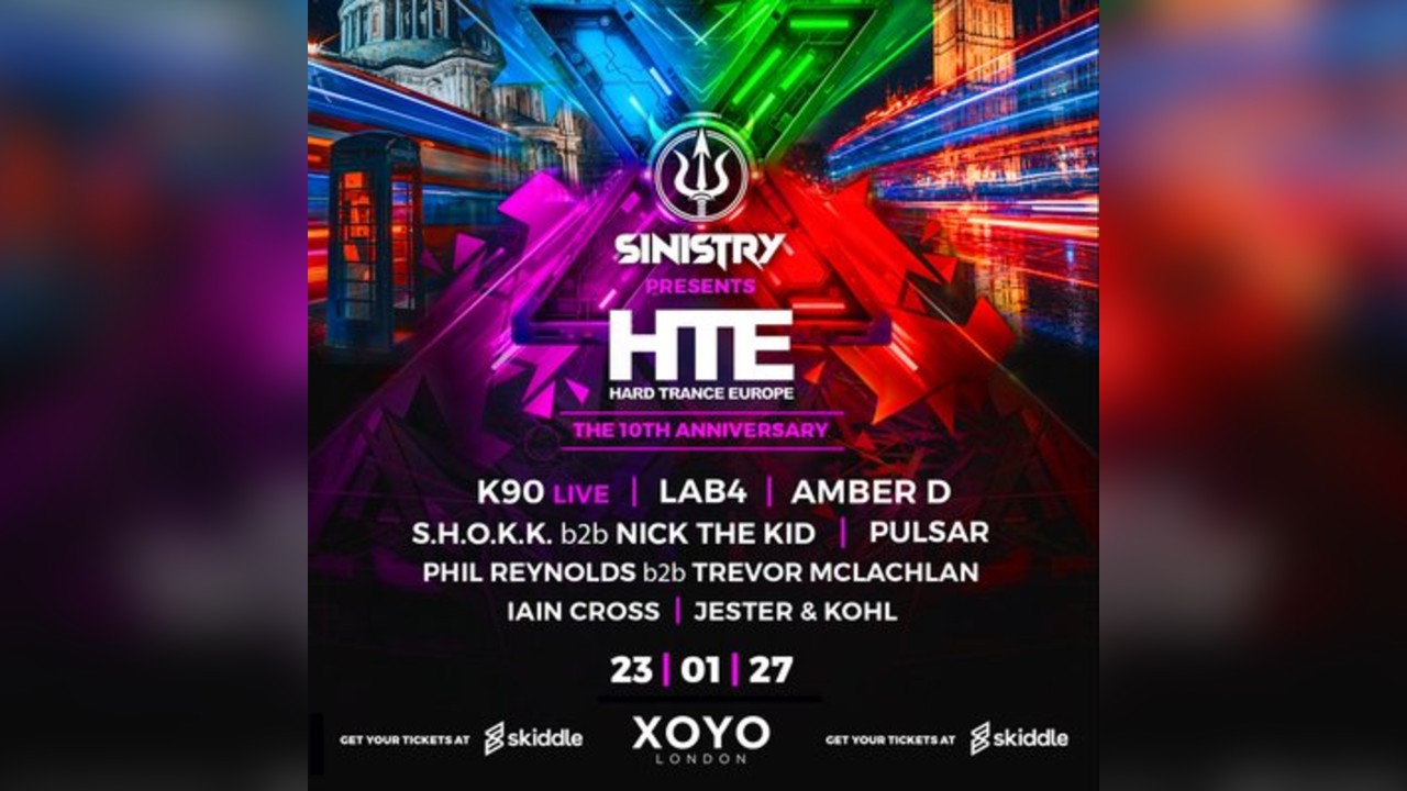 Sinistry presents Hard Trance Europe - The 10th Anniversary