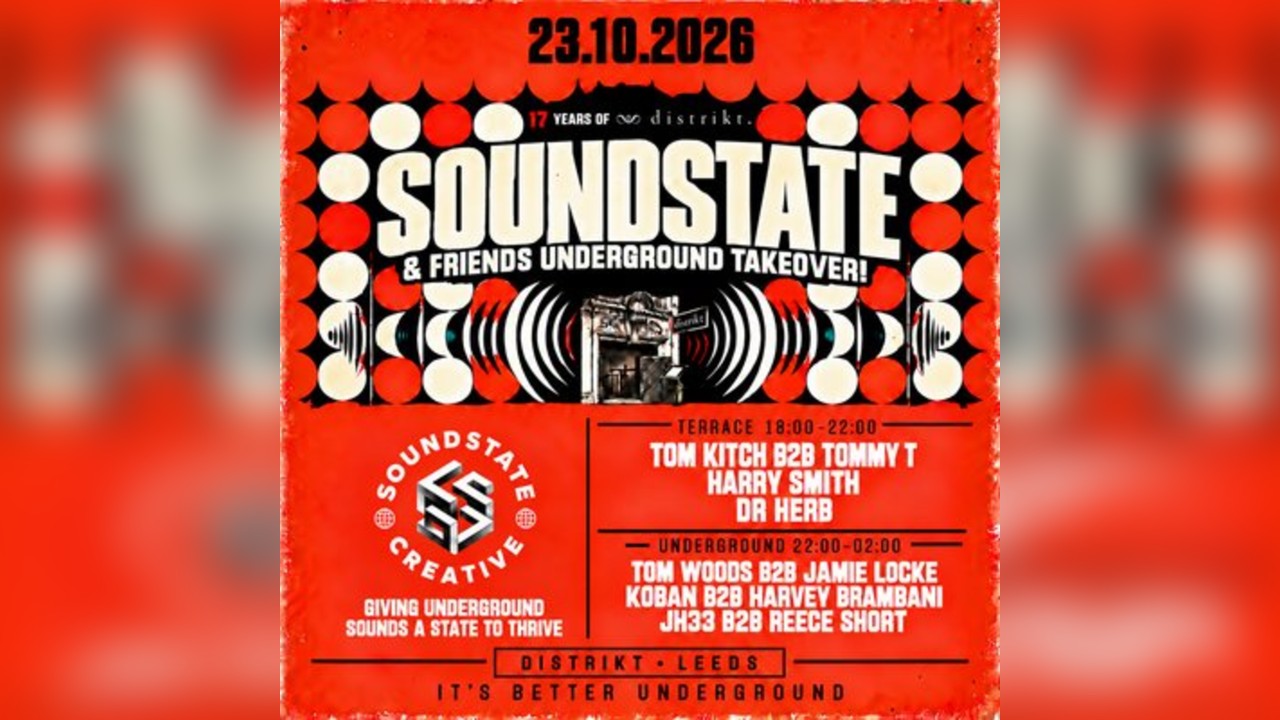 Soundstate Distrikt Takeover Returns Friday 23.10.26