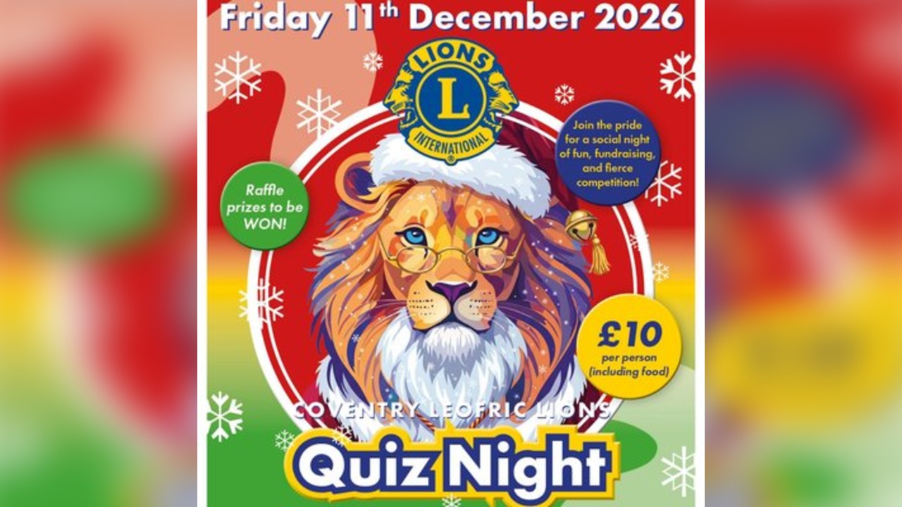 Coventry Leofric Lions - Christmas Quiz Night