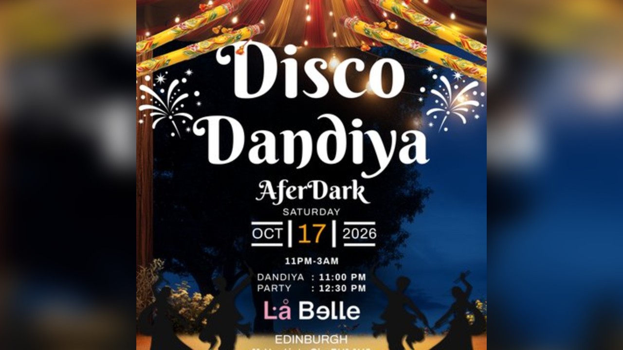 DISCO DANDIYA Bollywood Party: Edinburgh: BollyNasha