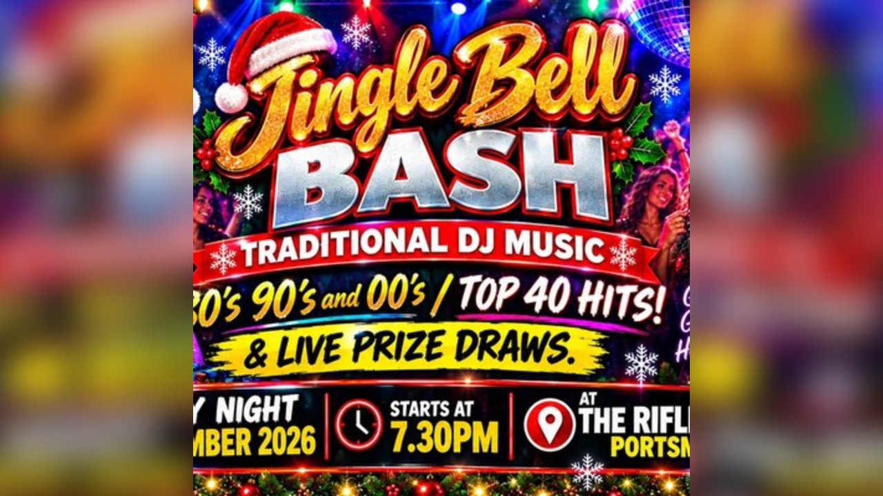 Jingle Bell Bash Traditional DJ Music 80's 90's and 00's/Top 40