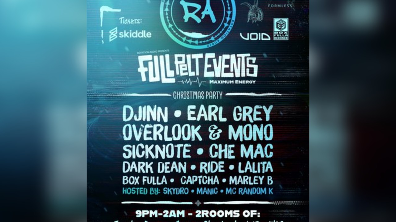 Rotation Audio Presents Full Pelt Christmas Party