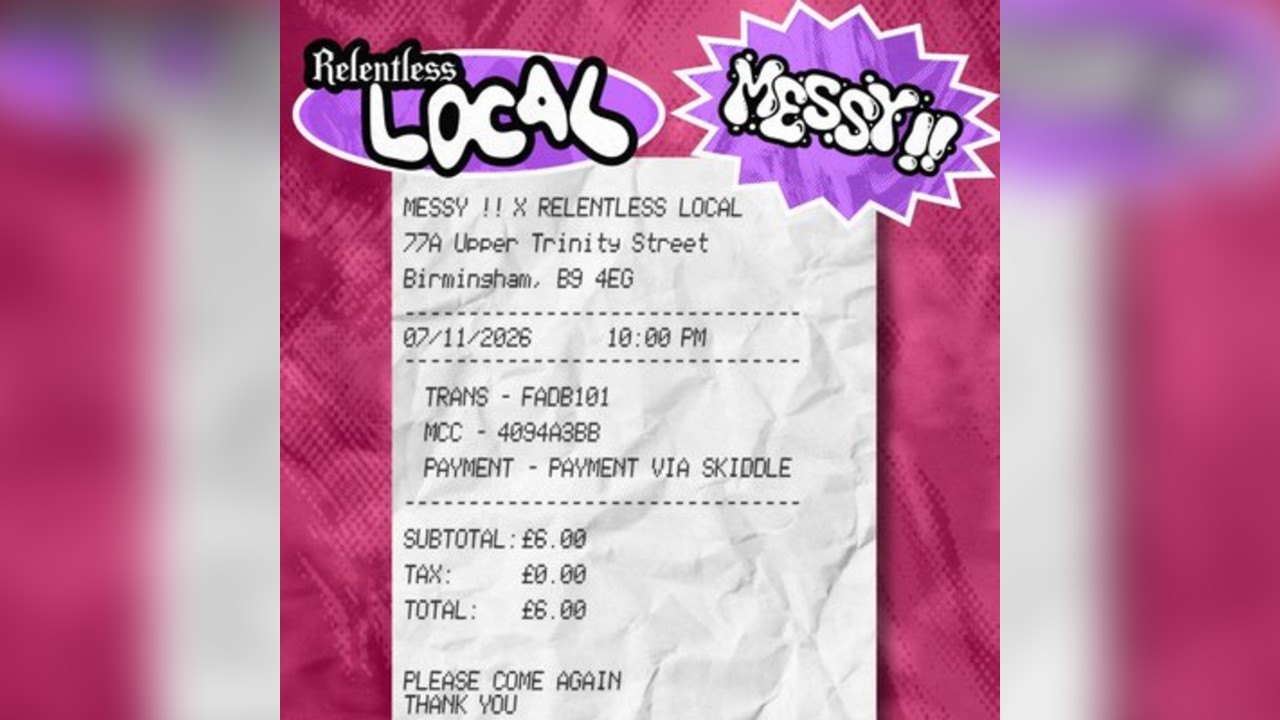 Relentless Local X MESSY  Present: MESSY MARKET 