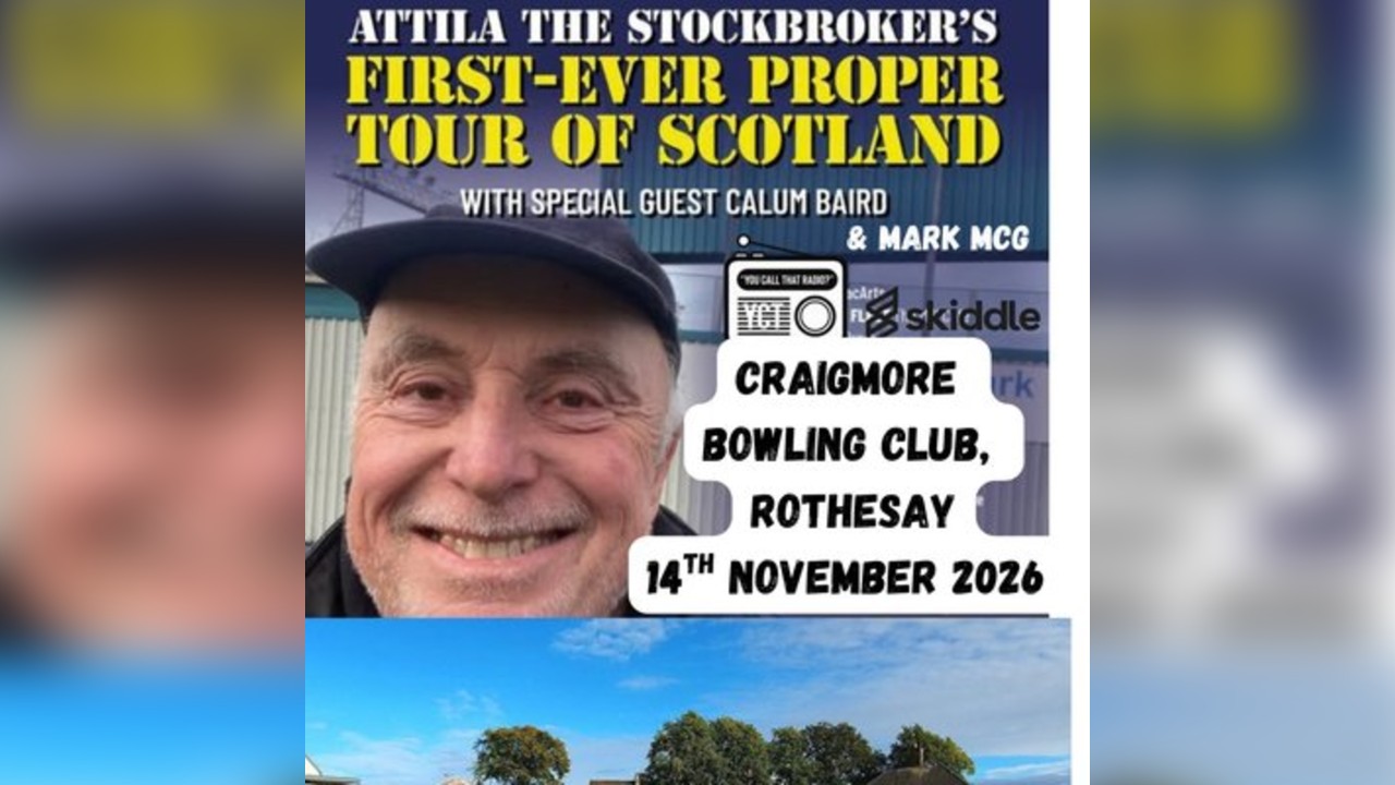 Attilla the Stockbroker w/ Calum Baird & Mark McG