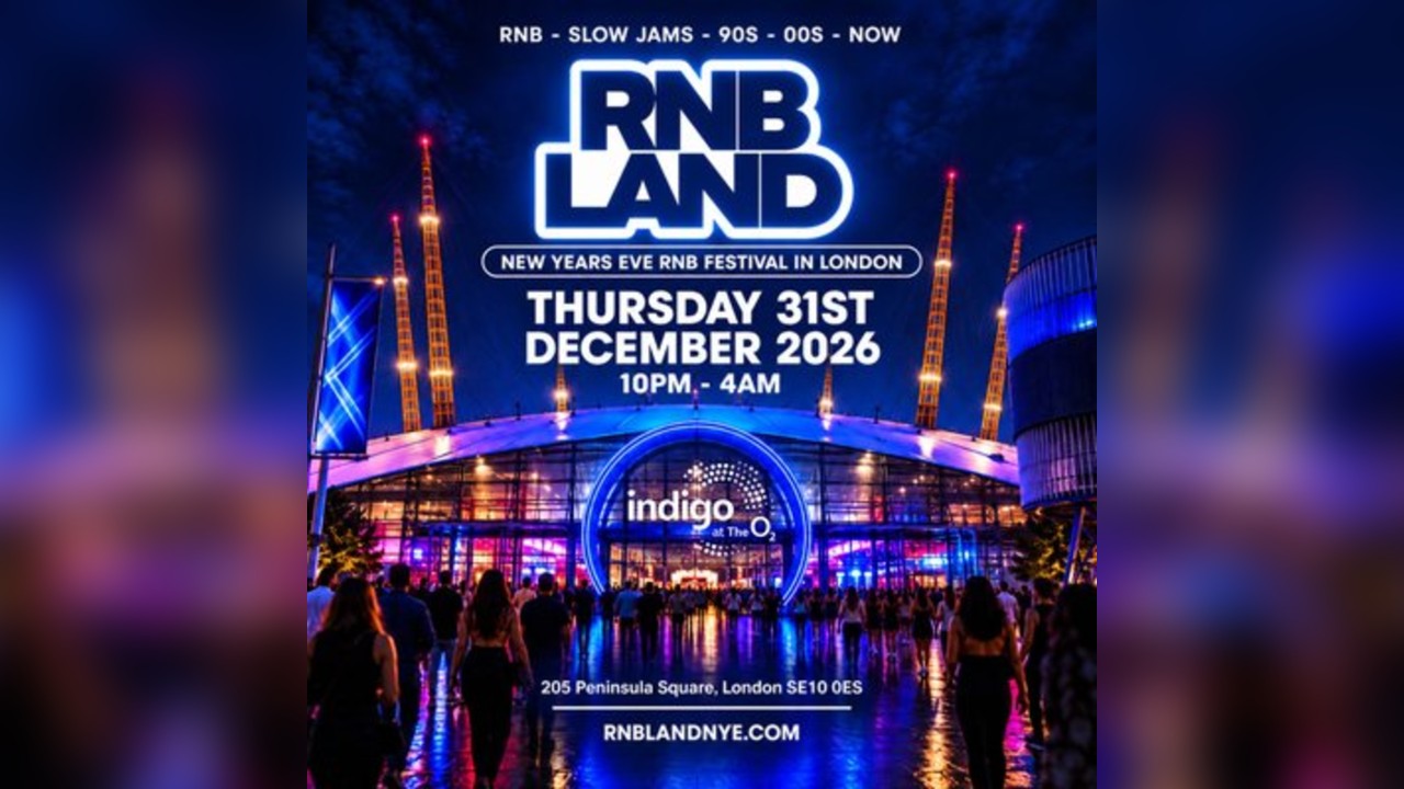 RNBLAND - New Years Eve RnB Festival at The O2
