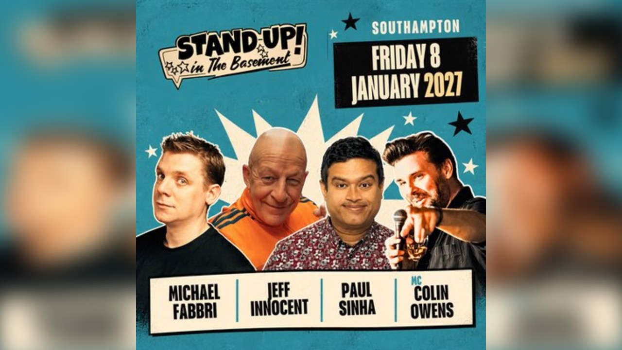 Stand Up Comedy with Michael Fabbri, Jeff Innocent & Paul Sinha