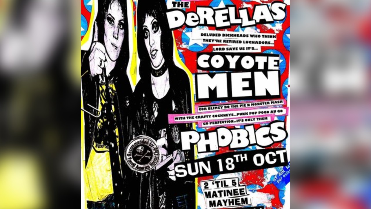 The Derellas, Coyote Men + Phobics - Live @ Billy's