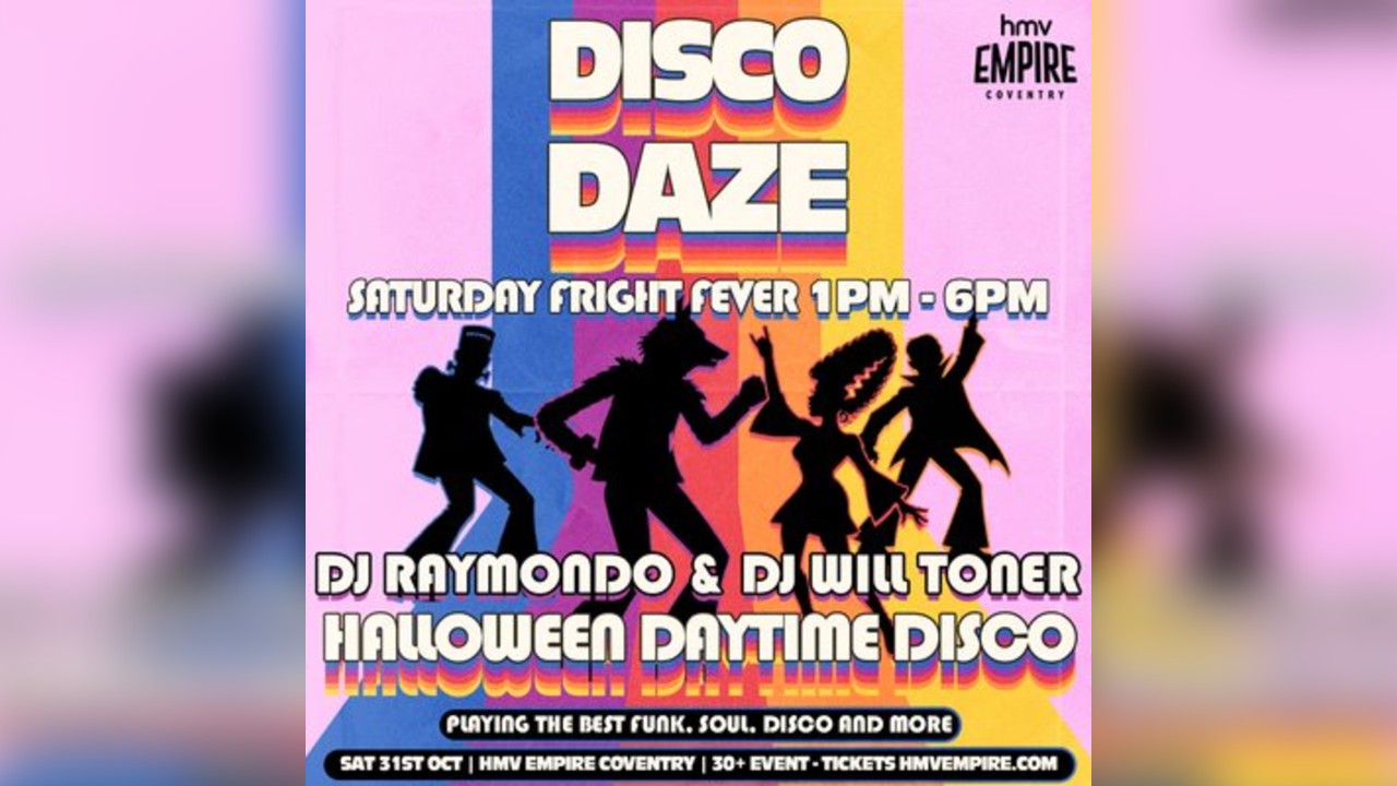 Disco Daze - Halloween Daytime Party