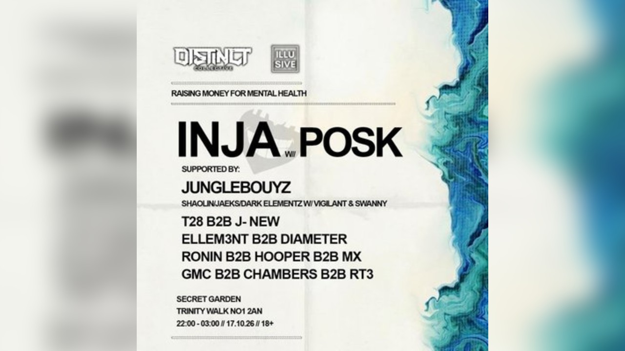 Illusive X Distinct raising money for Mind w/ INJA & POSK