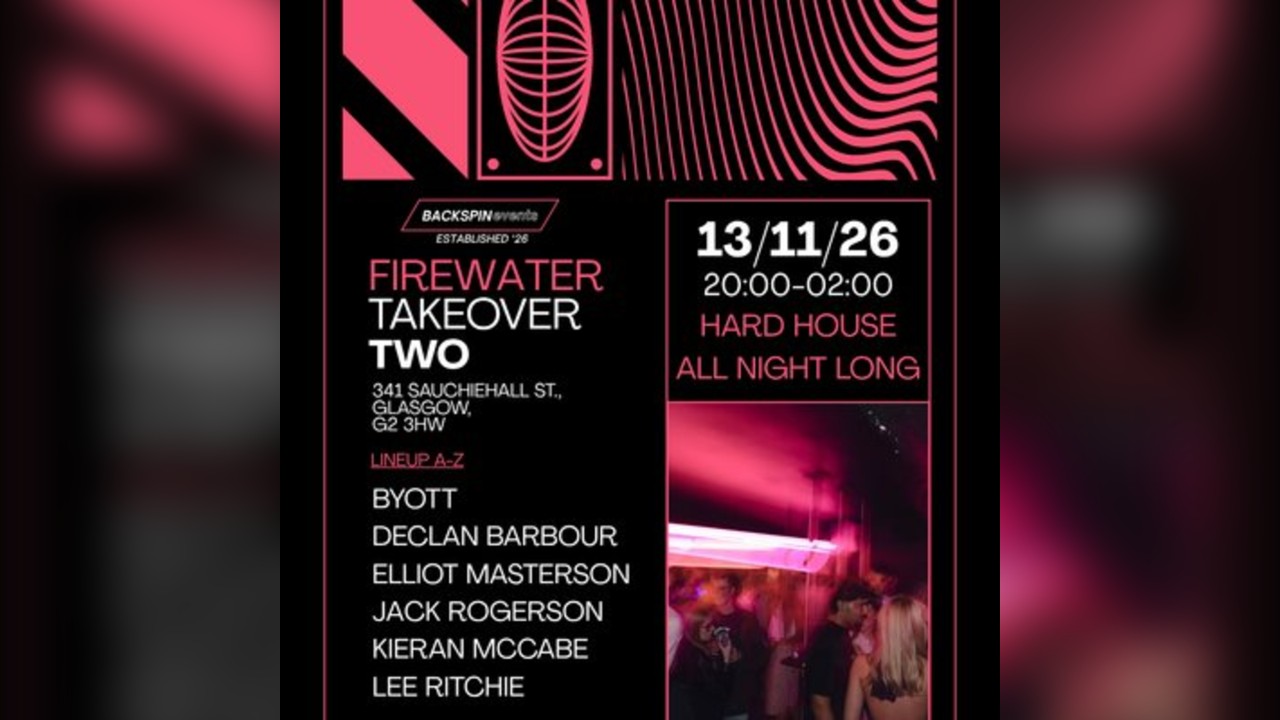 Backspin Events: Firewater Takeover II