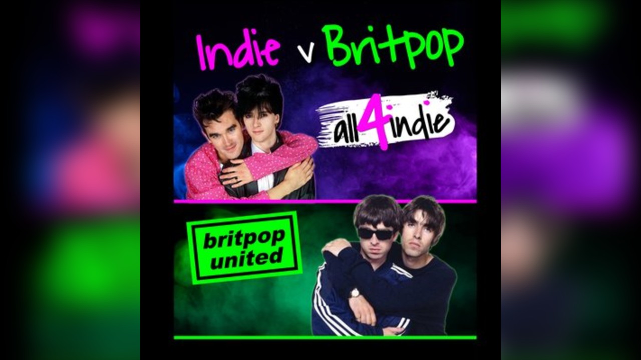 Indie v Britpop Double Headliner