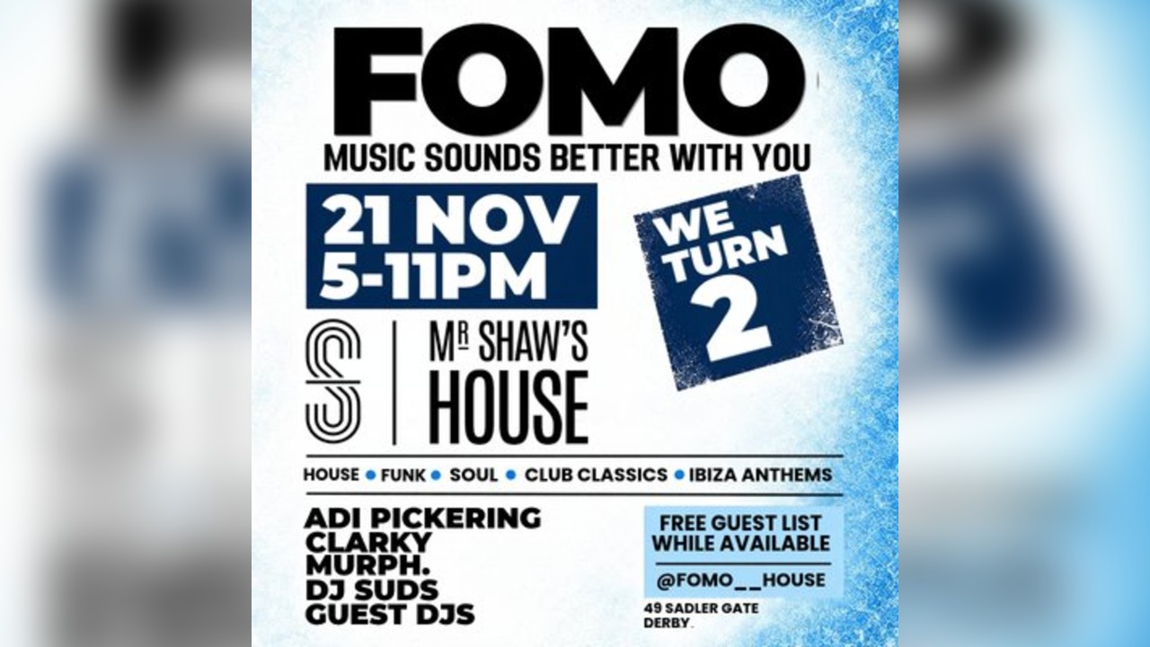 FOMO - The Big 2 - Birthday Bash Editon