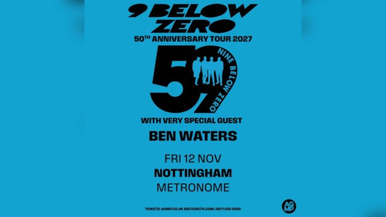 NINE BELOW ZERO 50th Anniversary Tour