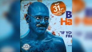 Billy's Blue Man Halloween Party