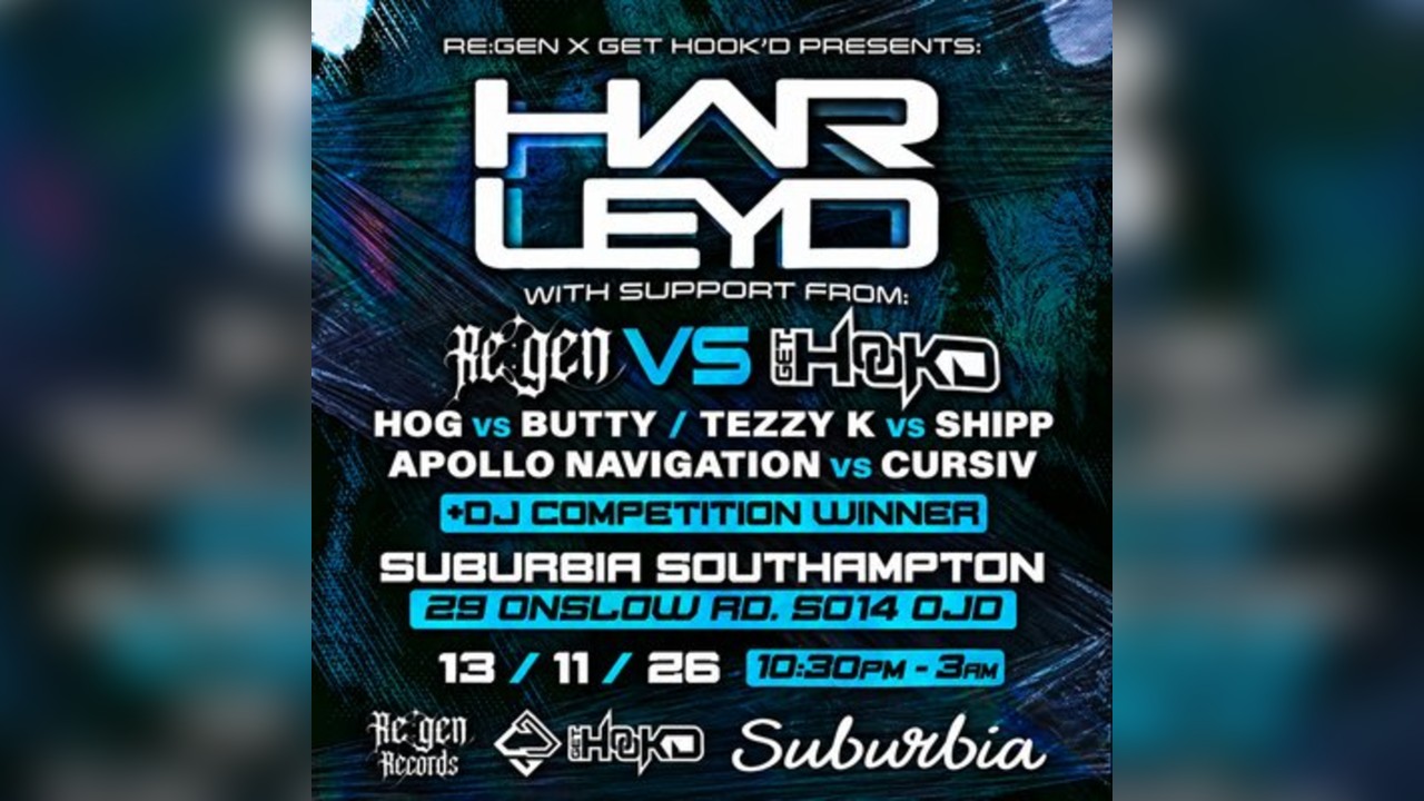 Get Hook'd x Re:Gen presents: HARLEY D