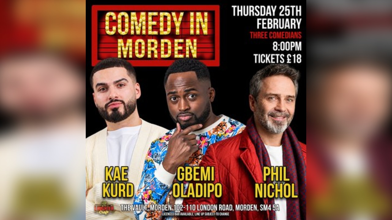Comedy at the Vault Morden