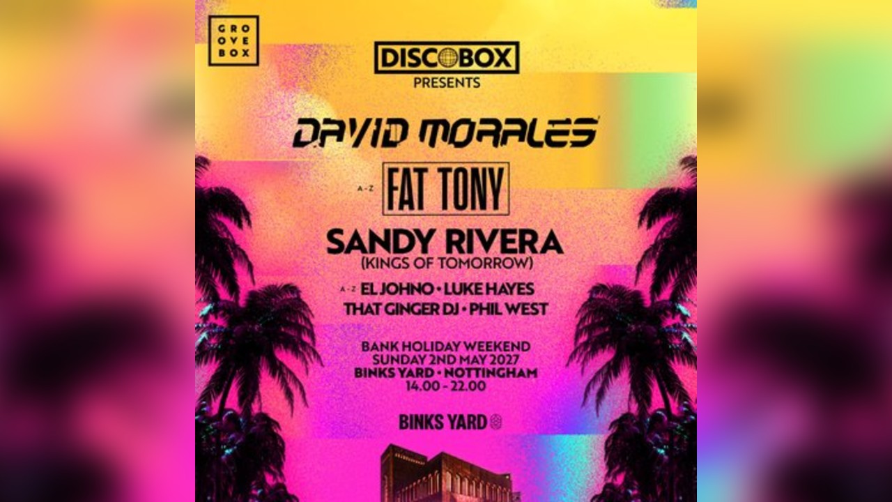 DAVID MORALES | Discobox at Binks Yard