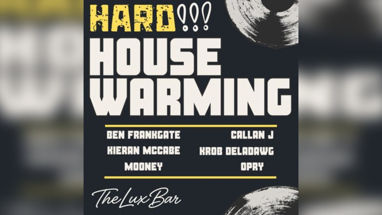 Backspin Events: Hard Housewarming