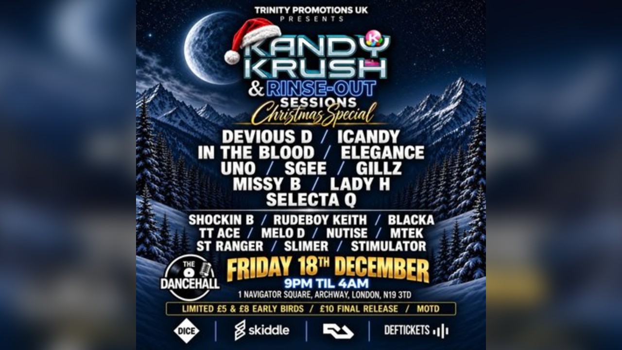 Kandy Krush meets Rinse Out Sessions Christmas Special