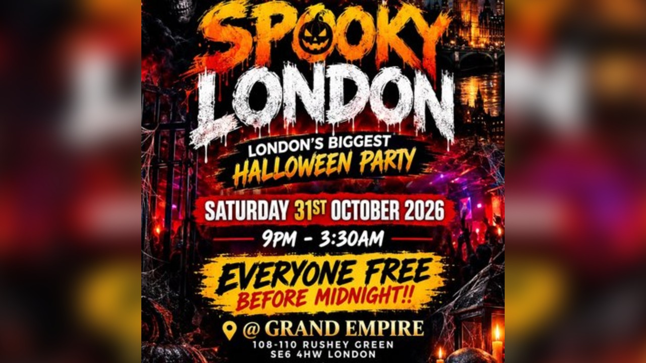 Spooky London - Halloween Party Everyone Free Before Midnight