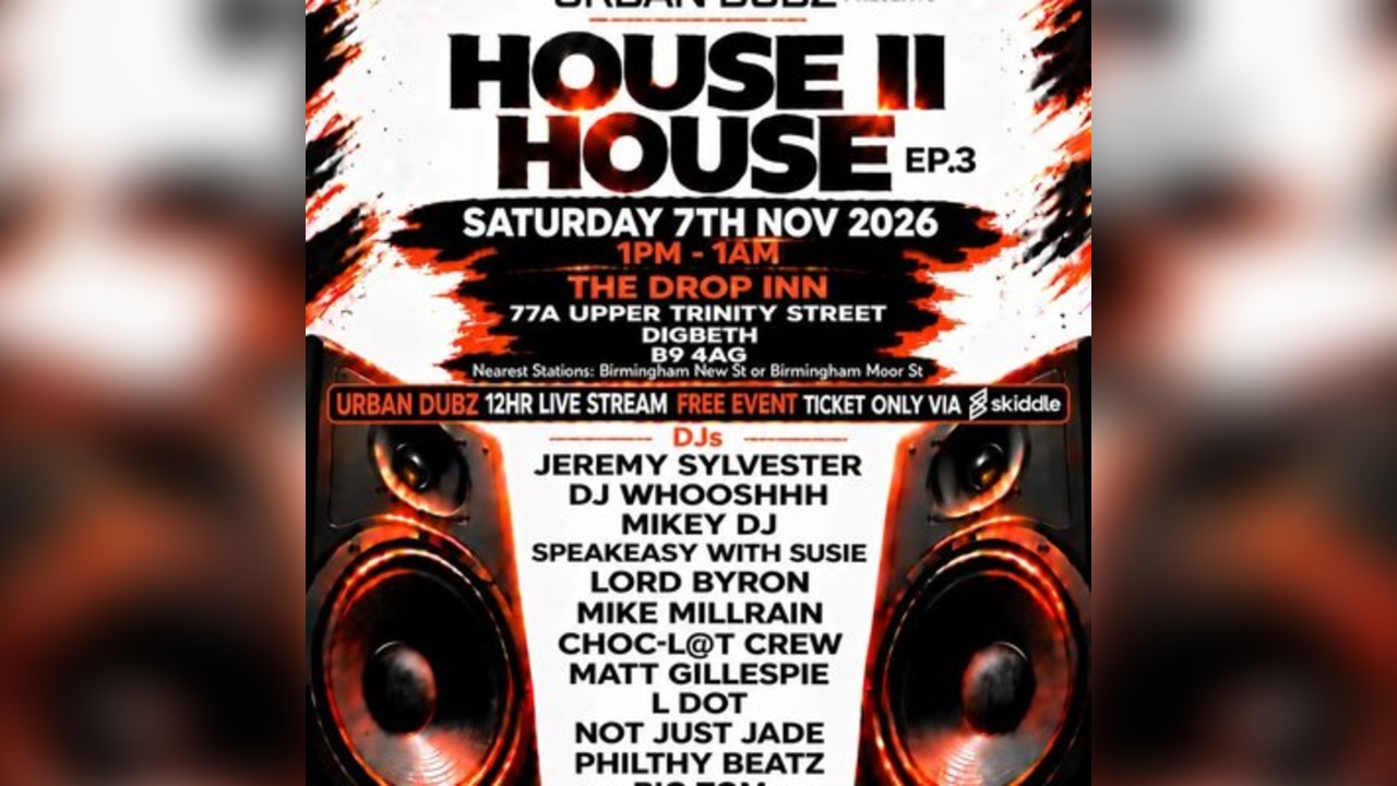 Urban Dubz / House II House - 12 Hour Live Stream @ Drop Inn