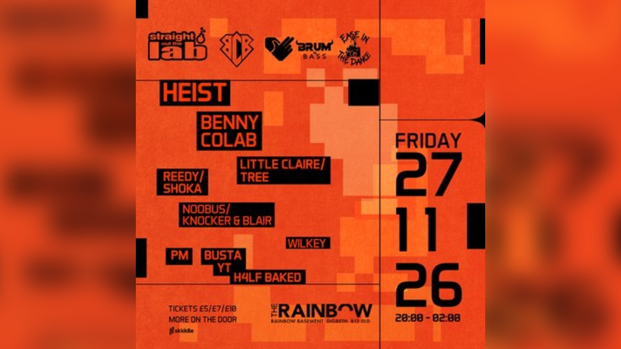 Straight Out The Lab vs BCB vs Brum n Bass - Heist & Benny Colab