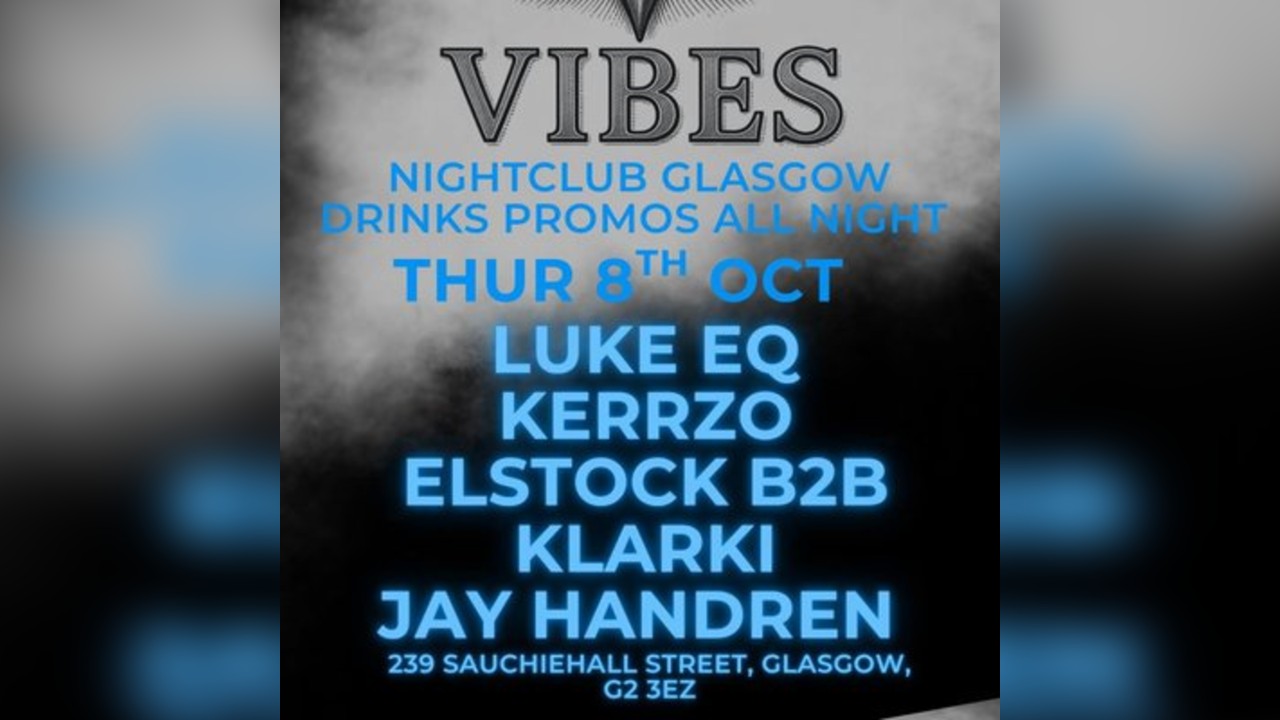 Vibes Thursdays Bounce, Techno & Trance