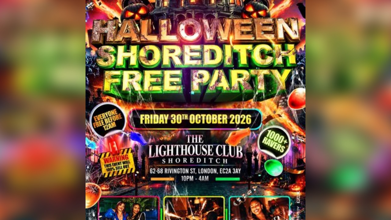 Halloween Shoreditch Free Party - Everyone Free Before 12AM
