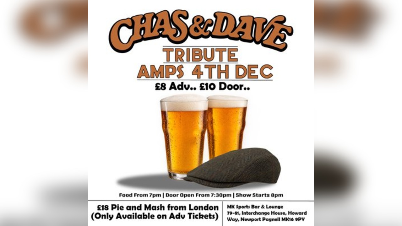 Chas & Dave Tribute | Amps | Friday 4th December 2026