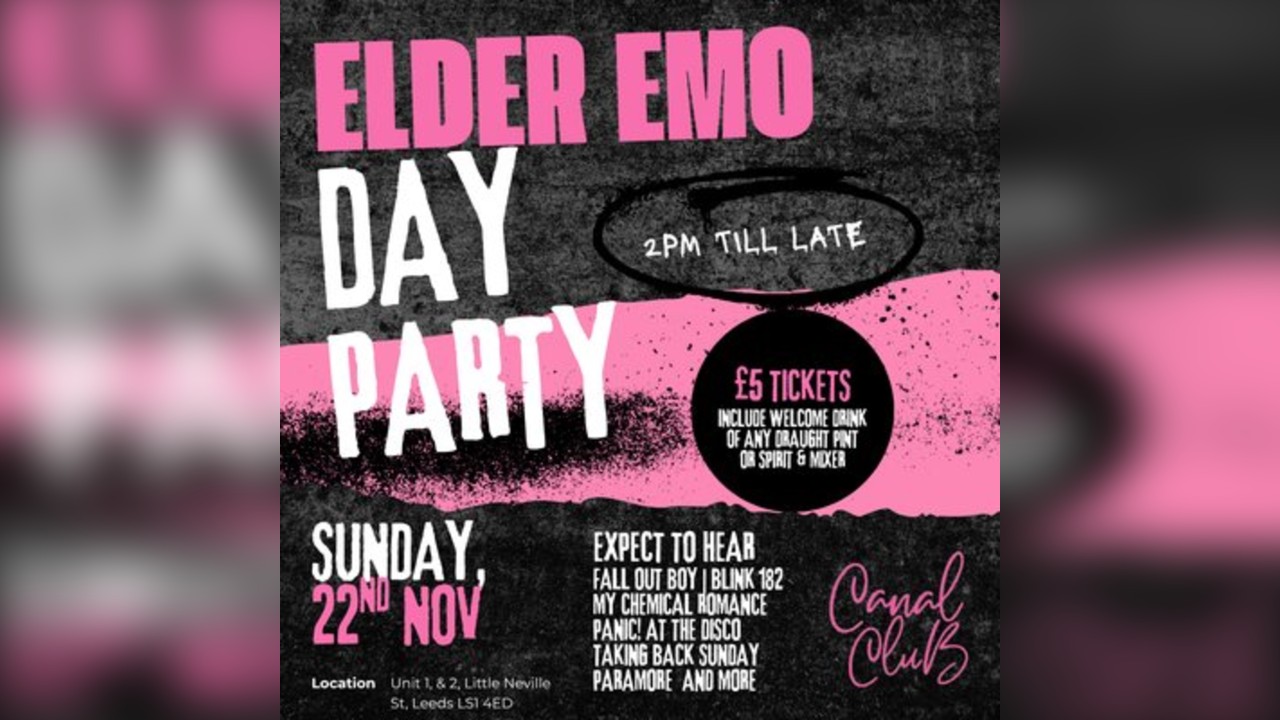 Elder Emo Day Party | Pop Punk, Emo & Alternative Anthems | Cana