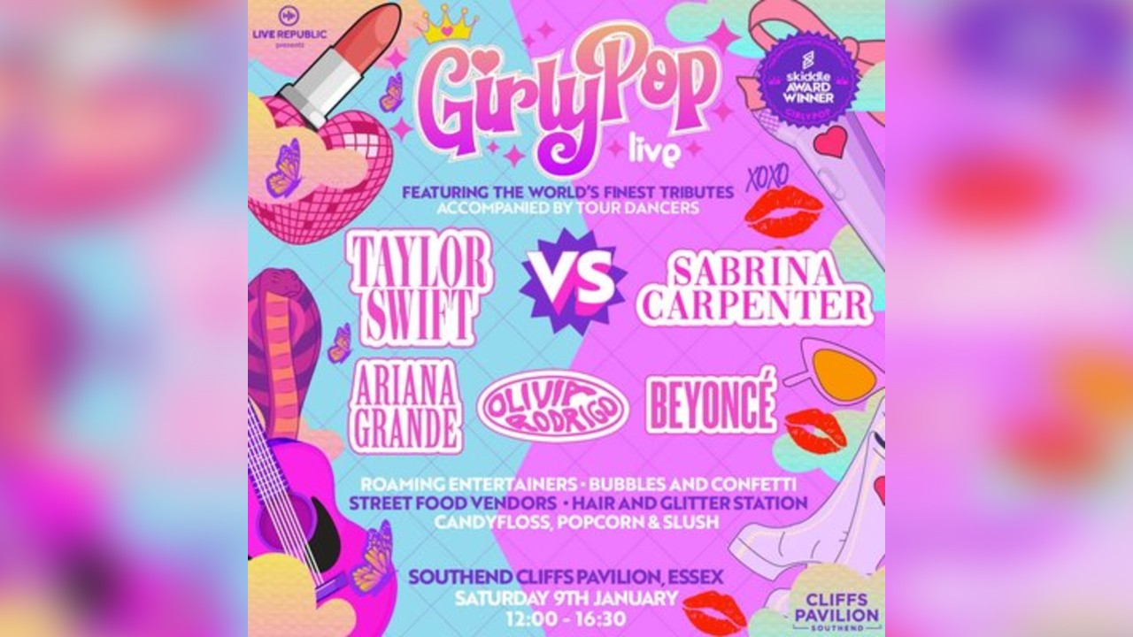 GirlyPop - Taylor VS Sabrina | Southend Cliffs Pavilion, Essex