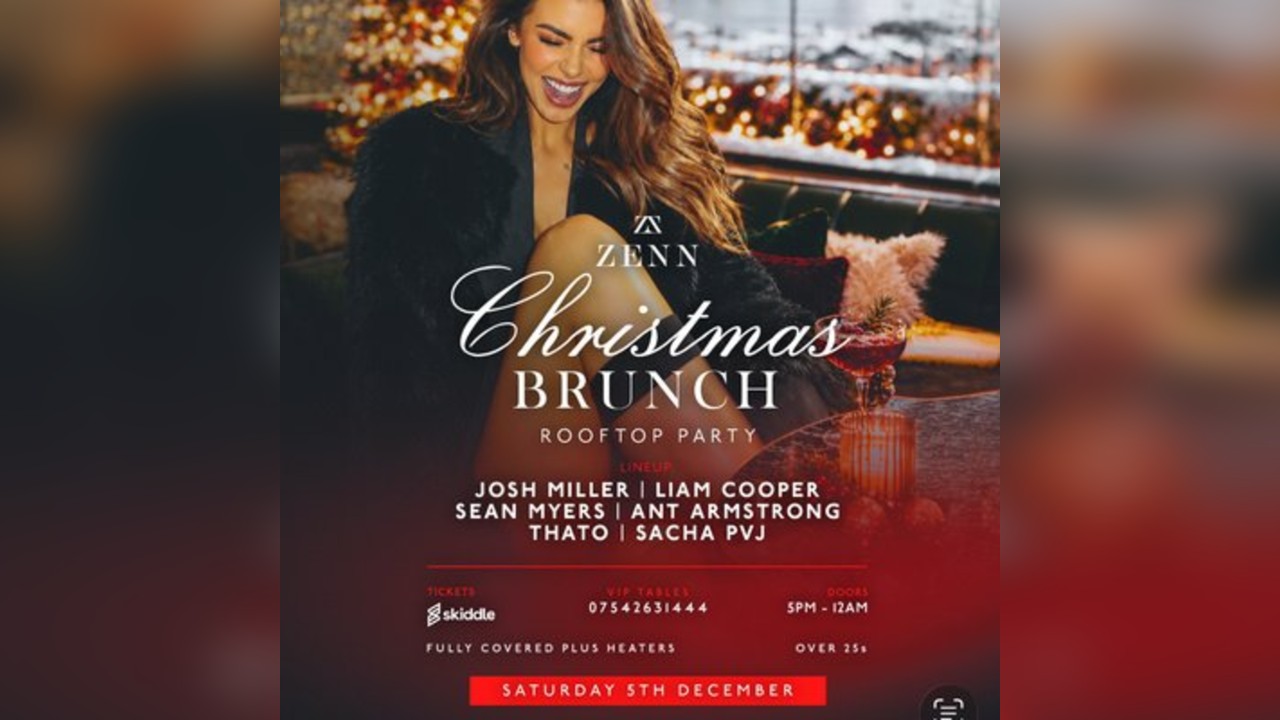 Saturday 5th December // BRUNCH @ Zenn Rooftop