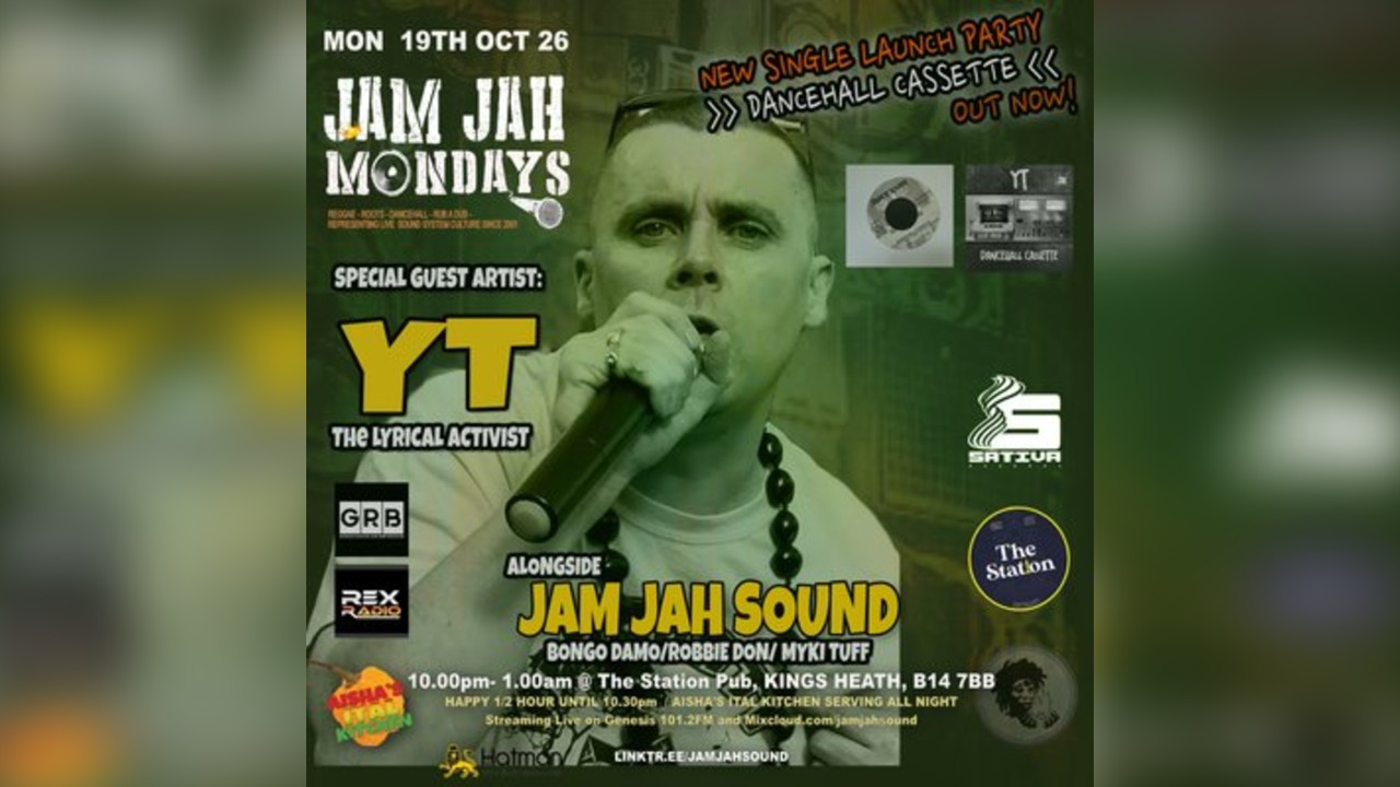 Jam Jah Mondays ft YT - 'Dancehall Cassette' single launch