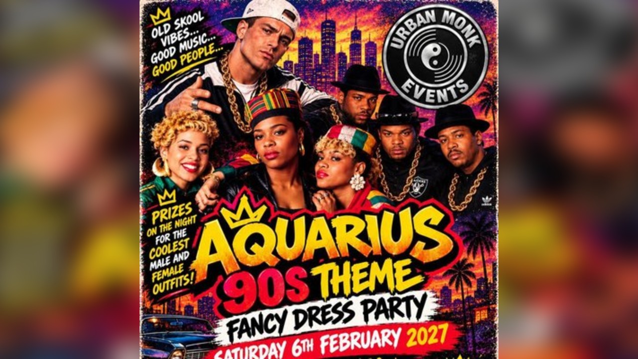 Aquarius 90s Fancy Dress Party