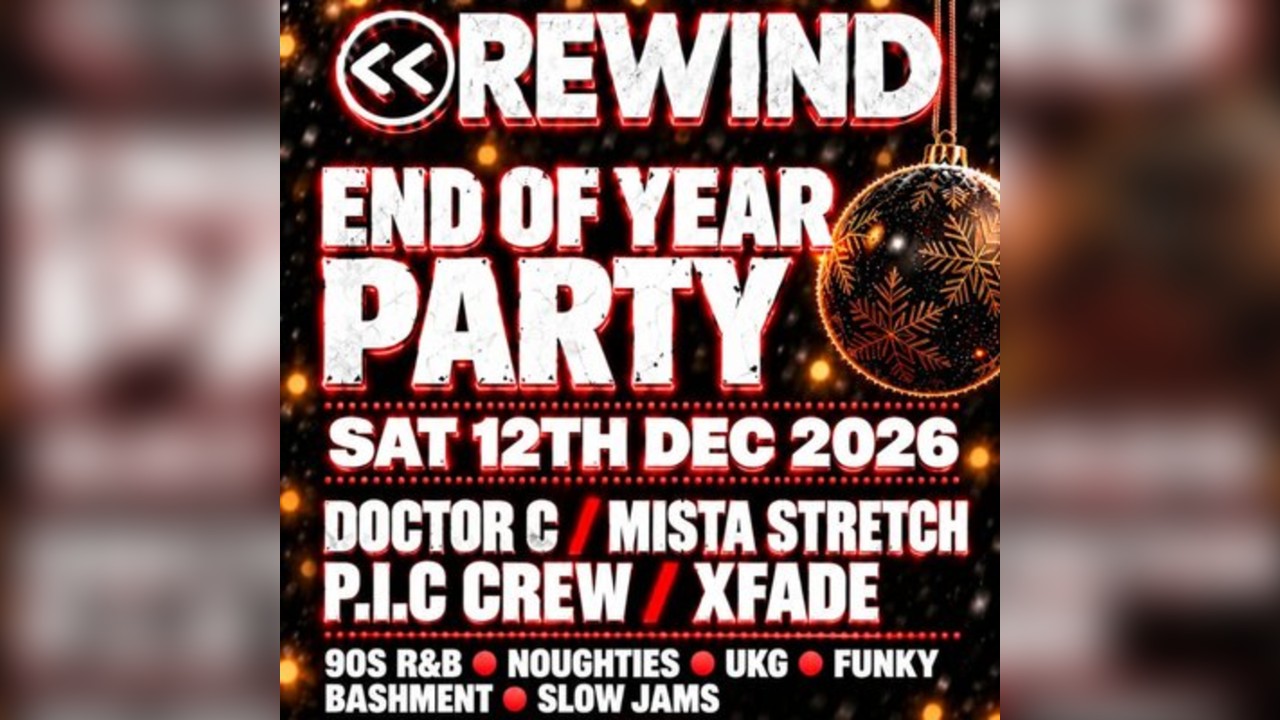 Rewind end of year party