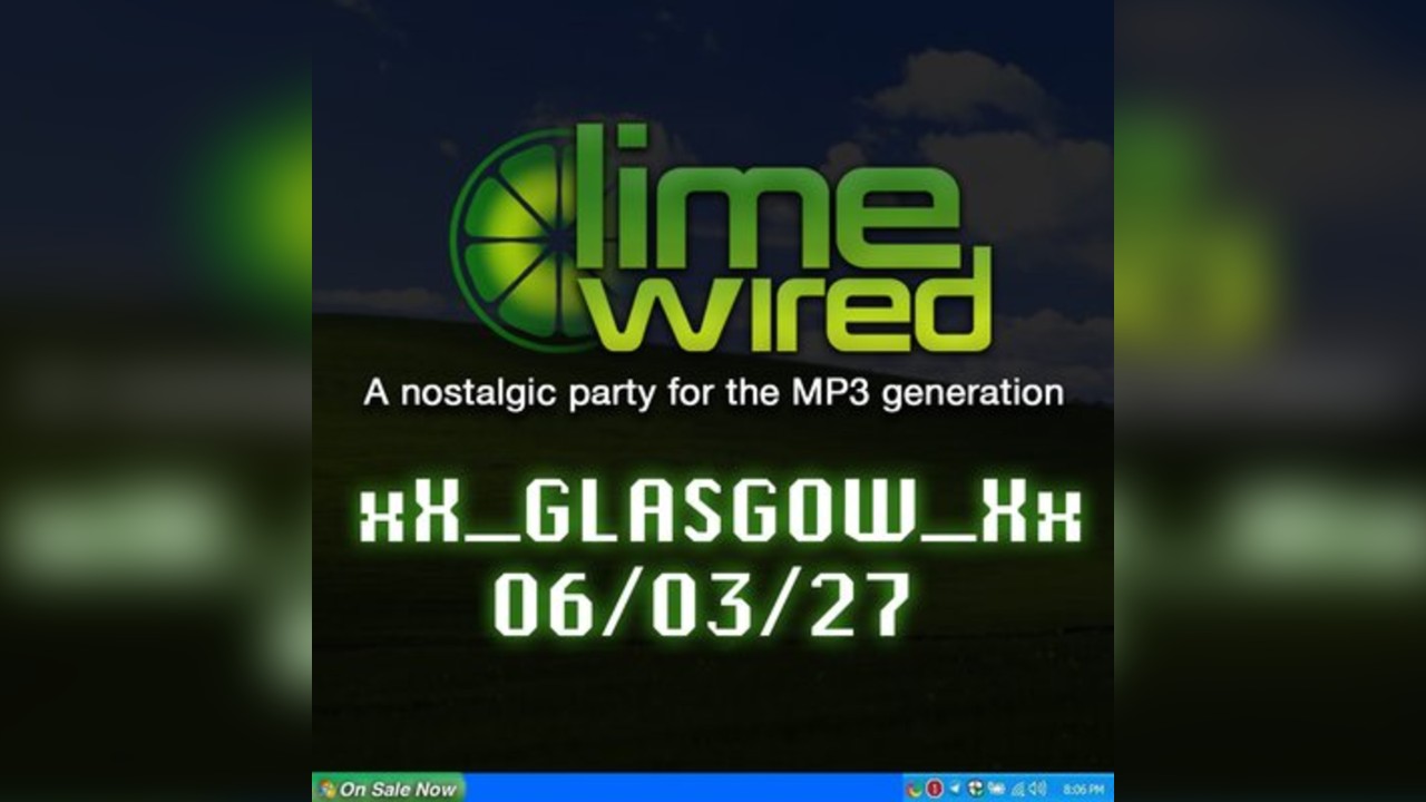 LIMEWIRED: A 2000s Nostalgia Party - Glasgow (2027)