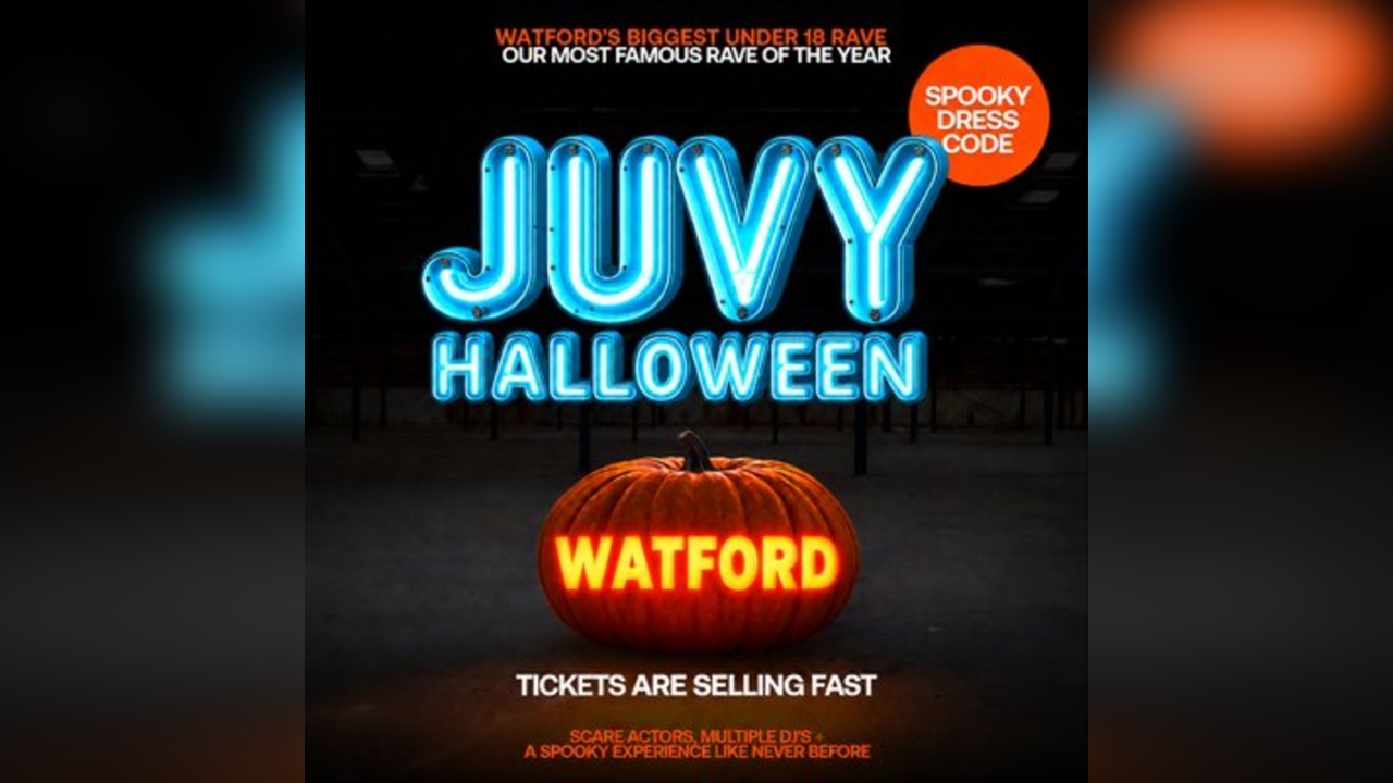 JUVY Under 18s - Halloween Tour - Tues 27 October - WATFORD