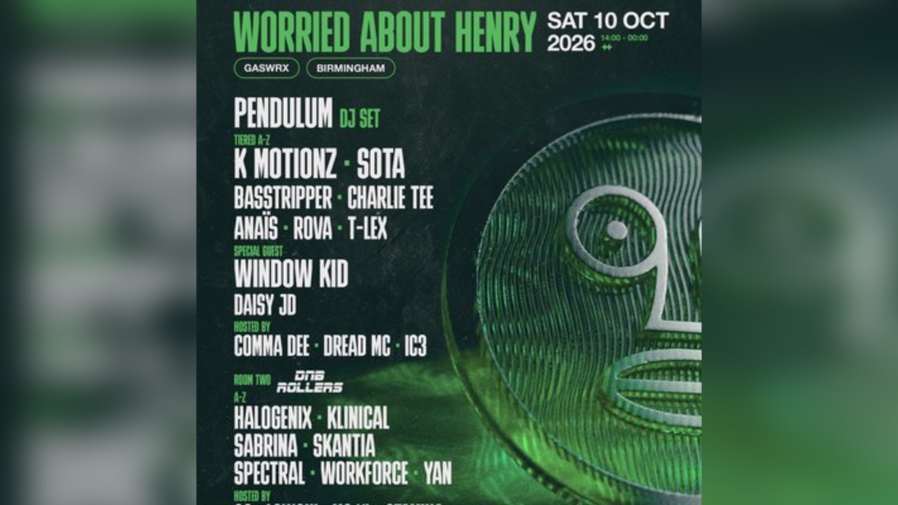 WAH Birmingham // Pendulum (dj set), K Motionz, SOTA & More