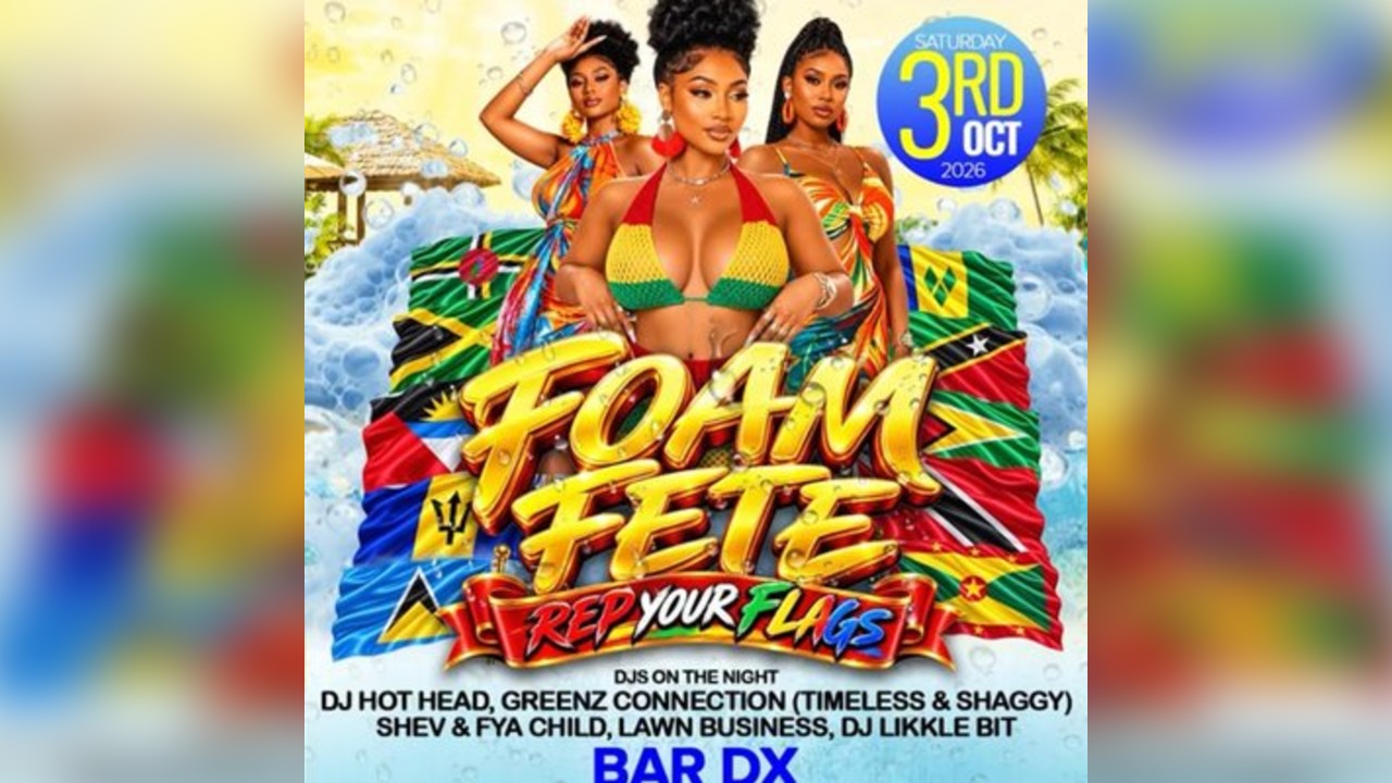 Foam Fete Rep Your Flag