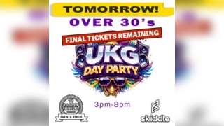 UKG Day Party (Over 30's)  - Saturday 3rd October 2026