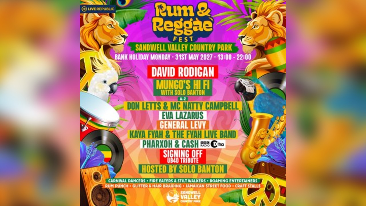 Rum & Reggae Fest | Sandwell Valley Country Park, Birmingham