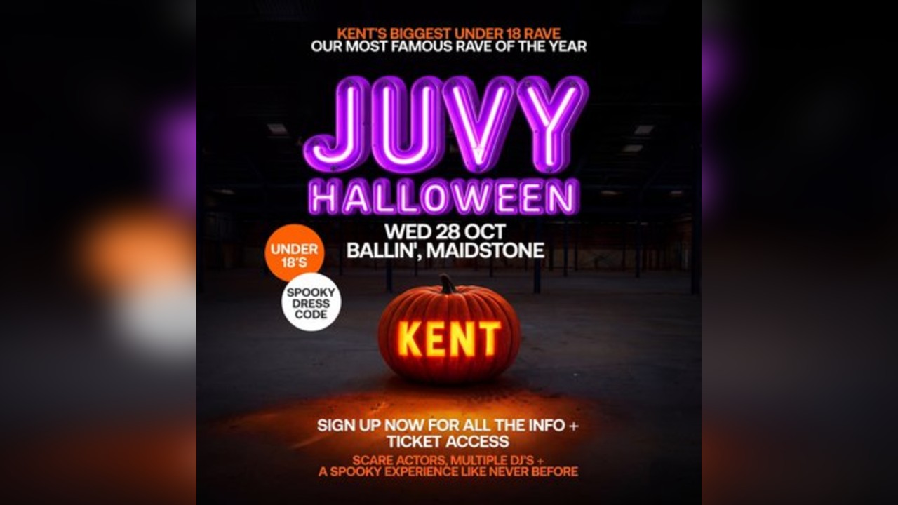 JUVY Under 18s - Halloween Tour - Weds 28th October - KENT