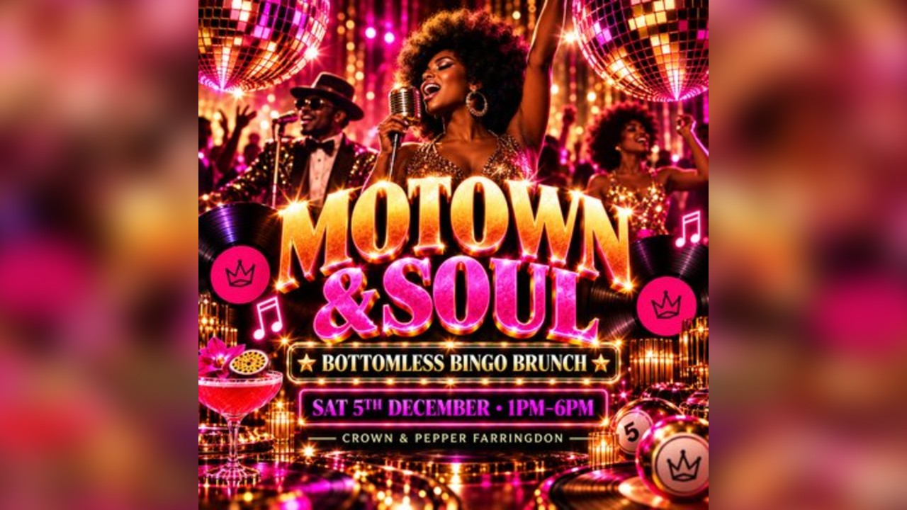 Motown & Soul Bottomless Bingo Brunch - Farringdon