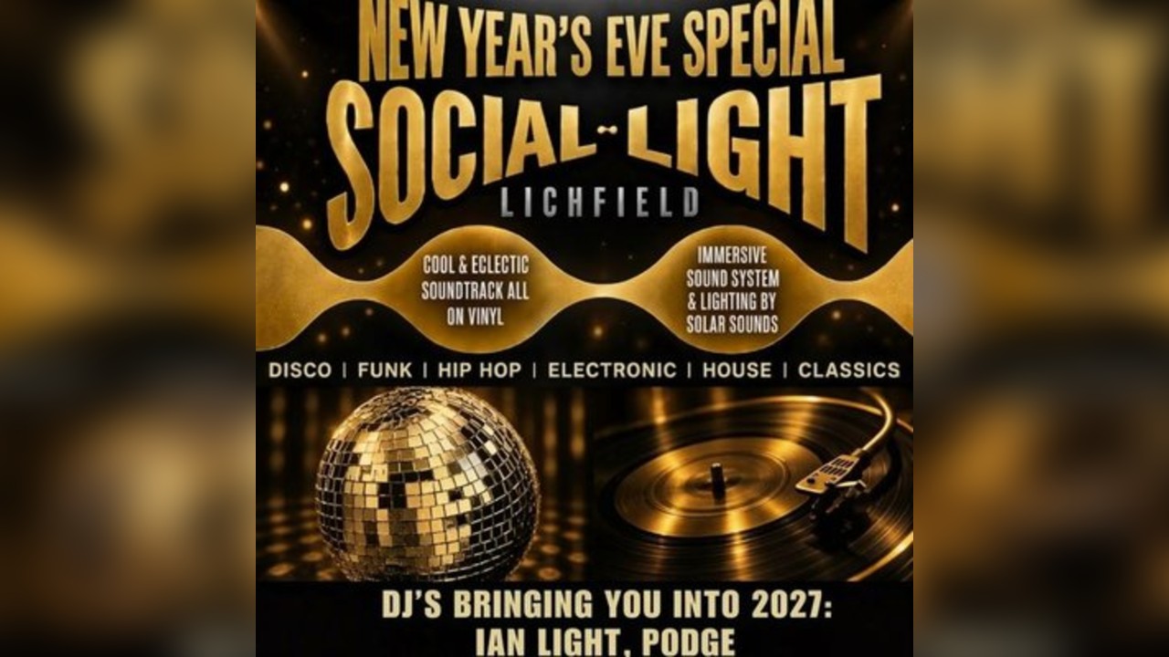 Social Light, Lichfield - NEW YEAR'S EVE PARTY