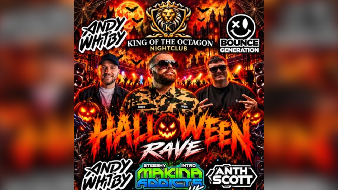 King of the octagon Halloween party