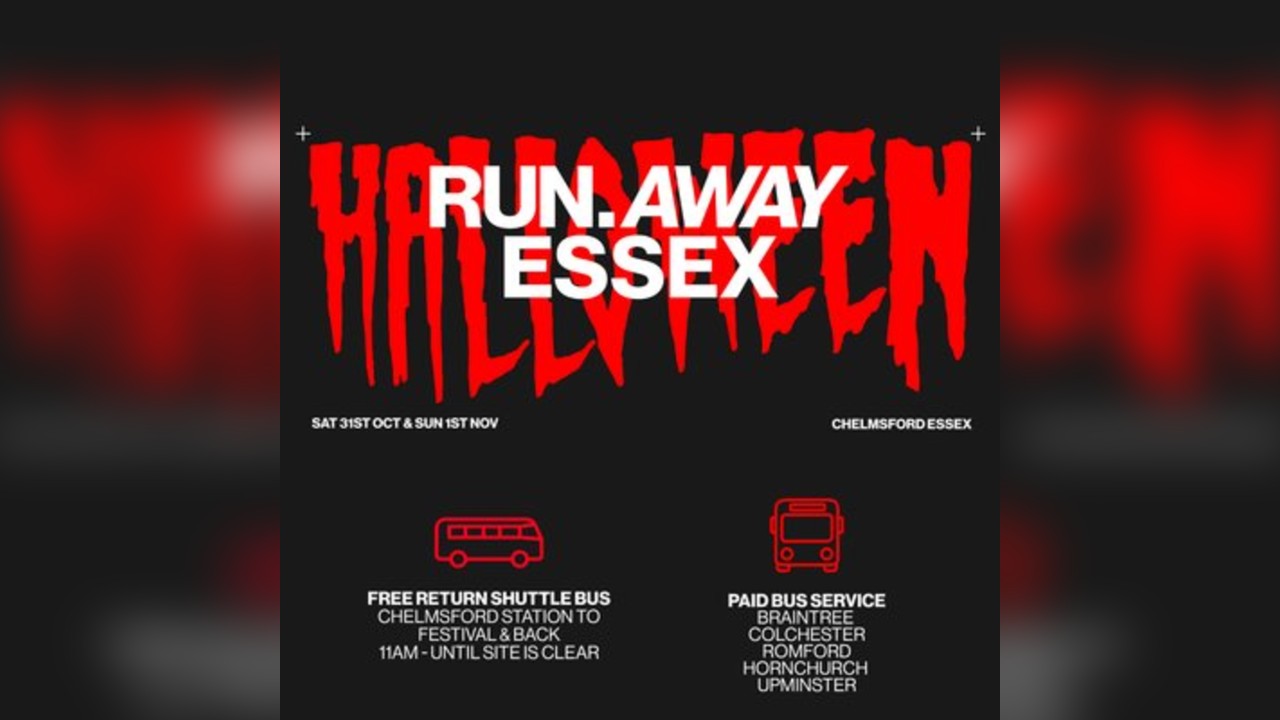 Run Away Halloween - Paid Buses & Car Park Tickets