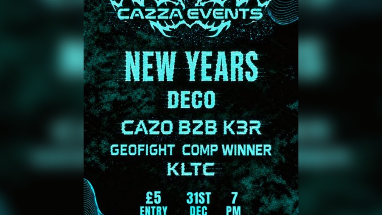 Cazza Events INTO NEW YEAR RAVE