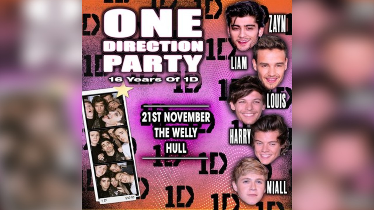 16 Years Of One Direction Party (Hull)
