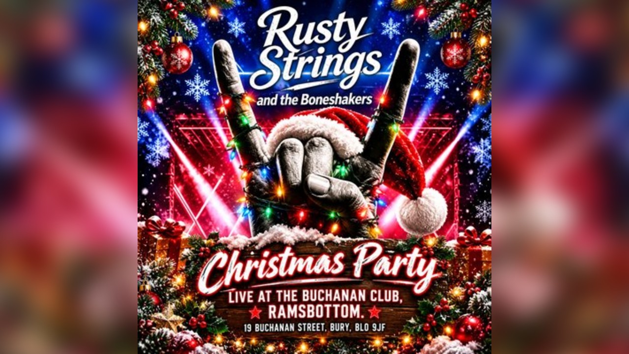 Rusty Strings and the Boneshakers Christmas Party 2026
